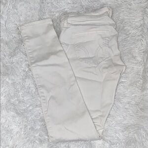 Hollister Super Skinny Jeans in Cream